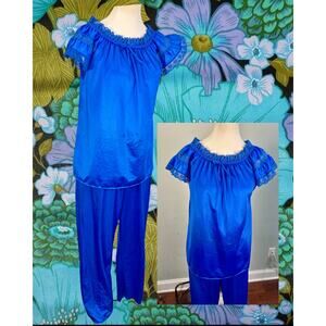 Vintage 70s 80s Vanity Fair Sex Kitten Kitsch Leopard Print Shift Nightie Size M